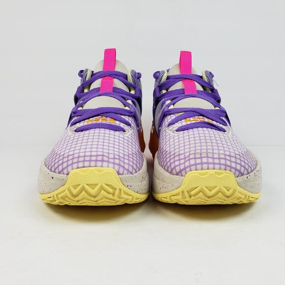 Nike LeBron Witness 7 Boys Size 4.5Y Action Grape Purple Basketball Sneaker Shoe - Picture 6 of 11